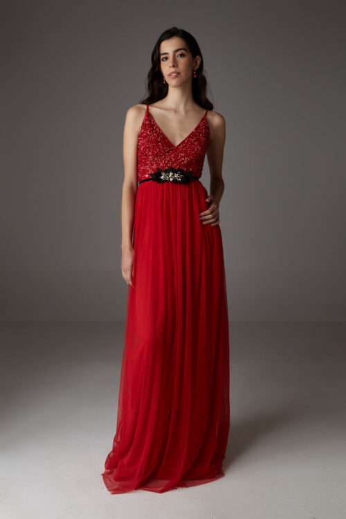 ANDREA MAXI RED
