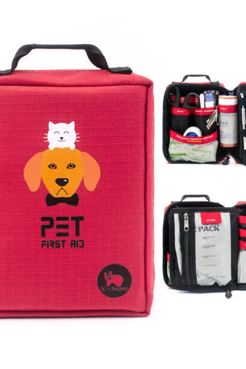 Dog First Aid Kit 160pcs Medical Case